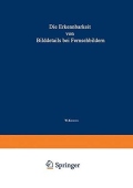 Die Erkennbarkeit von Bilddetails bei Fernsehbildern