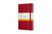 Moleskine Medium Ruled Hardcover Notebook: Scarlet
