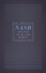 NASB, Thinline Bible, Paperback, Red Letter, 1995 Text, Comfort Print