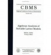 Algebraic Analysis of Solvable Lattice Models