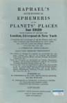 Raphael's Astronomical Ephemeris