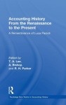 Accounting History from the Renaissance to the Present