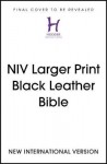 NIV Larger Print Black Leather Bible