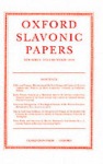 Oxford Slavonic Papers: Volume XXXIII (2000)