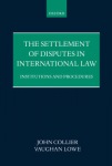 Settlement of Disputes in International Law