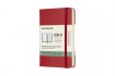 Moleskine 2021 18-Month Weekly Pocket Hardcover Diary: Scarlet Red