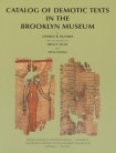 Catalog of Demotic Texts in the Brooklyn Museum