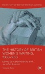 History of British Women's Writing, 1500-1610