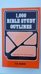 1000 Bible Study Outlines