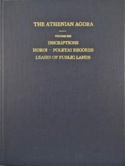 Inscriptions: Horoi, Poletai Records and Leases of Public Lands