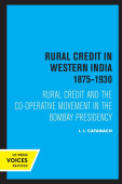 Rural Credit in Western India 1875–1930