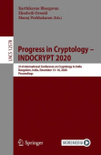 Progress in Cryptology –  INDOCRYPT 2020