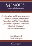 Corrigendum and Improvements to ""Carleman Estimates, Observability Inequalities and Null Controllability for Interior Degenerate Nonsmooth Parabolic 