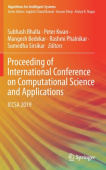 Proceeding of International Conference on Computational Science and Applications