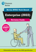 Pearson REVISE BTEC 2022 Tech Award Enterprise Revision Guide inc online edition - for 2026, 2027 exams