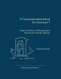 Commemoration Ritual for Senwosret I
