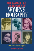 Macmillan Dictionary of Women's Biography