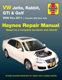 Volkswagen VW Jetta, Rabbit, GTI & Golf covering New Jetta (05), Jetta (06-11), GLI (06-09), Rabbit (06-09), GTI 2.0L (06), GTI (07-11) & Golf (10-11)