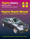 Toyota Camry & Avalon & Lexus ES 350 (2007-2017) (USA)