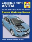 Vauxhall/Opel Astra (Dec 09 - 13) 59 to 13