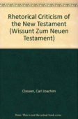 Rhetorical Criticism of the New Testament