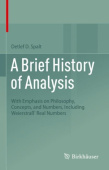 Brief History of Analysis