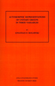 Automorphic Representation of Unitary Groups in Three Variables