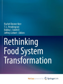 Rethinking Food System Transformation