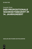 Propositionale Wahrheitsbegriff Im 14. Jahrhundert