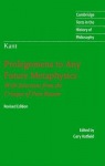 Immanuel Kant: Prolegomena to Any Future Metaphysics