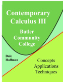 Contemporary Calculus 3rd Semester
