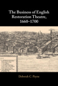Business of English Restoration Theatre, 1660–1700