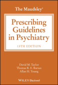 Maudsley Prescribing Guidelines in Psychiatry