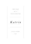 Katrin: The Tale of a Young Writer