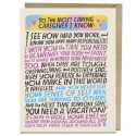 6-Pack Em & Friends Most Caring Caregiver Greeting Card