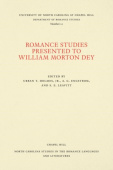 Romance Studies Presented to William Morton Dey