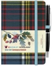 Waverley Anderson Tartan cloth mini notebook with pen
