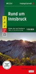 Around Innsbruck Cycling, Hiking & Leisure Map
