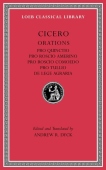 Pro Quinctio. Pro Roscio Amerino. Pro Roscio Comoedo. Pro Tullio. De Lege Agraria