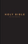 NLT Large Print Pew Bible, Black