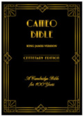 KJV Cameo Centenary Edition, Vintage Golden Brown Calfskin Leather, Full Yapp, KJ457:XRLY