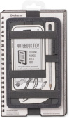 Bookaroo Notebook Tidy - Charcoal