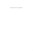 Politics of Language