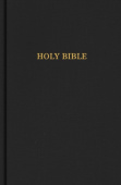 KJV Study Bible, Personal Size Edition, Black Cloth over Board