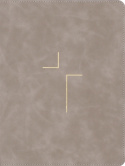 Jesus Bible, ESV Edition, Leathersoft, Stone