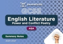 SnapRevise GCSE AQA English Literature: Power and Conflict Poetry