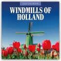 Windmills of Holland 2026 Square Wall Calendar