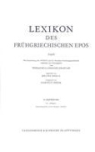 Lexikon Des Fruhgriechischen Epos Lfg. 05