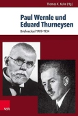 Paul Wernle Und Eduard Thurneysen