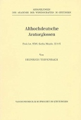 Althochdeutsche Aratorglossen